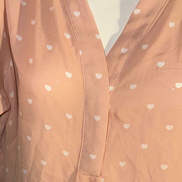 Peach Polka Dot Women's Top - Picture 5 of 8